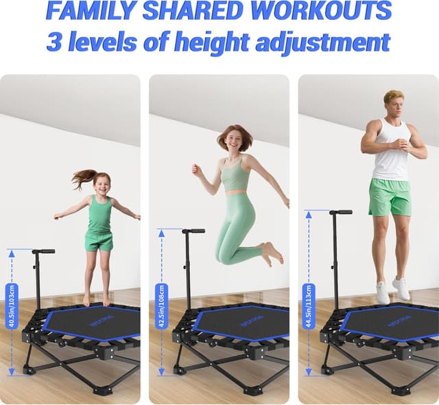 Detalle de HXD-ERGO 42" Foldable Mini Rebounder Trampoline (No Installation Required)