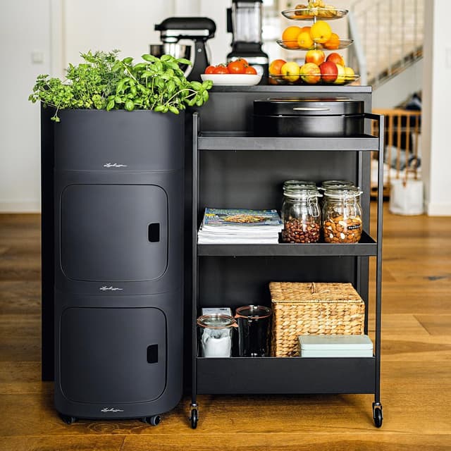 Thumbnail 5 de Lechuza PILA Storage 35x35x33 cm Schiefergrau