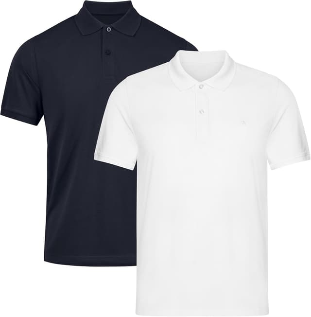 Detalle 2 de DANISH ENDURANCE Premium Poloshirt Herren 2er