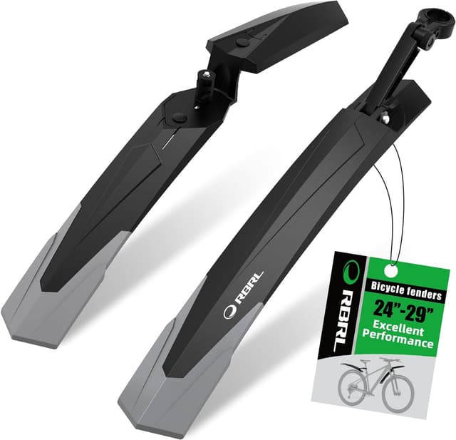 Imagen de RBRL Bike Mudguard Set adjustable for 24–29in bikes en OfertitasTOP