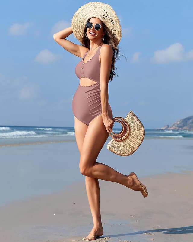 Thumbnail 6 de Charmo Maternity One Piece Swimsuit with Removable Bra
