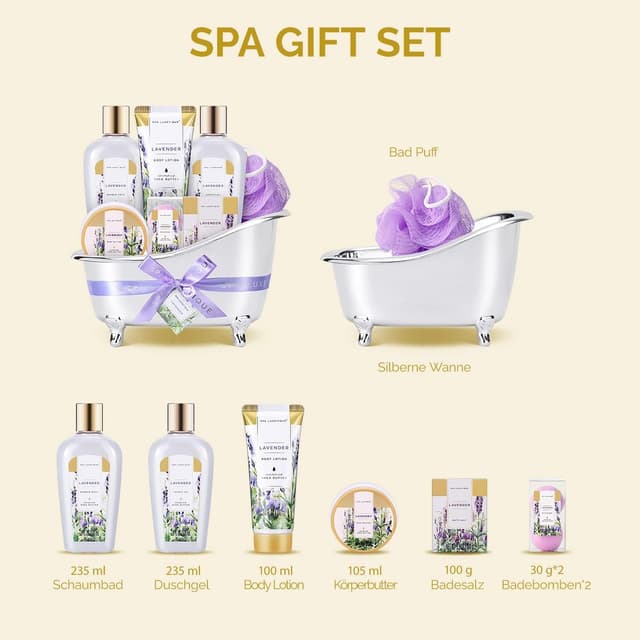 Imagen de SPA LUXETIQUE Wellness Set baño 8 piezas en OfertitasTOP