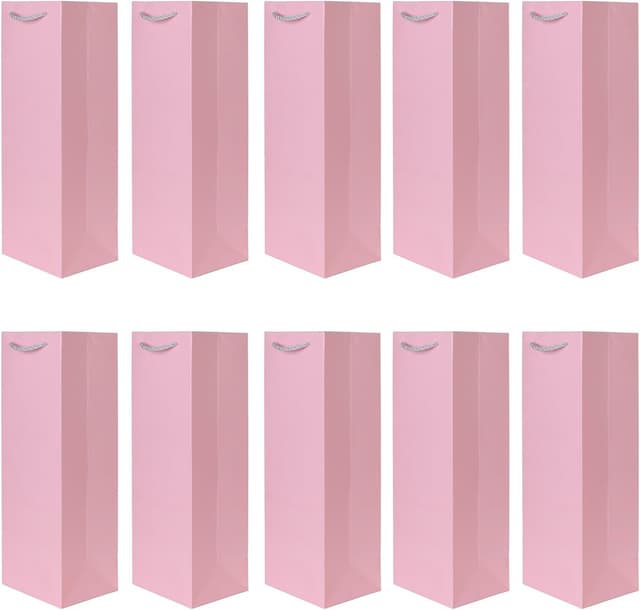 Detalle de DonDon pochettes cadeaux 10 sacs pour bouteilles 36x12x10