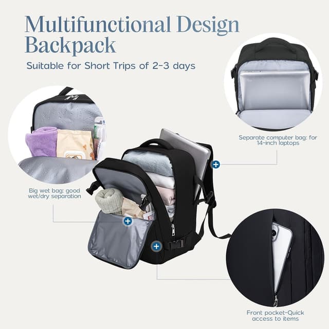 Thumbnail 5 de Xkdoai Ryanair Cabin Bag 20L