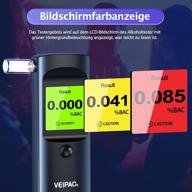 Thumbnail 1 de Alcoholímetro portátil homologado 11 boquillas