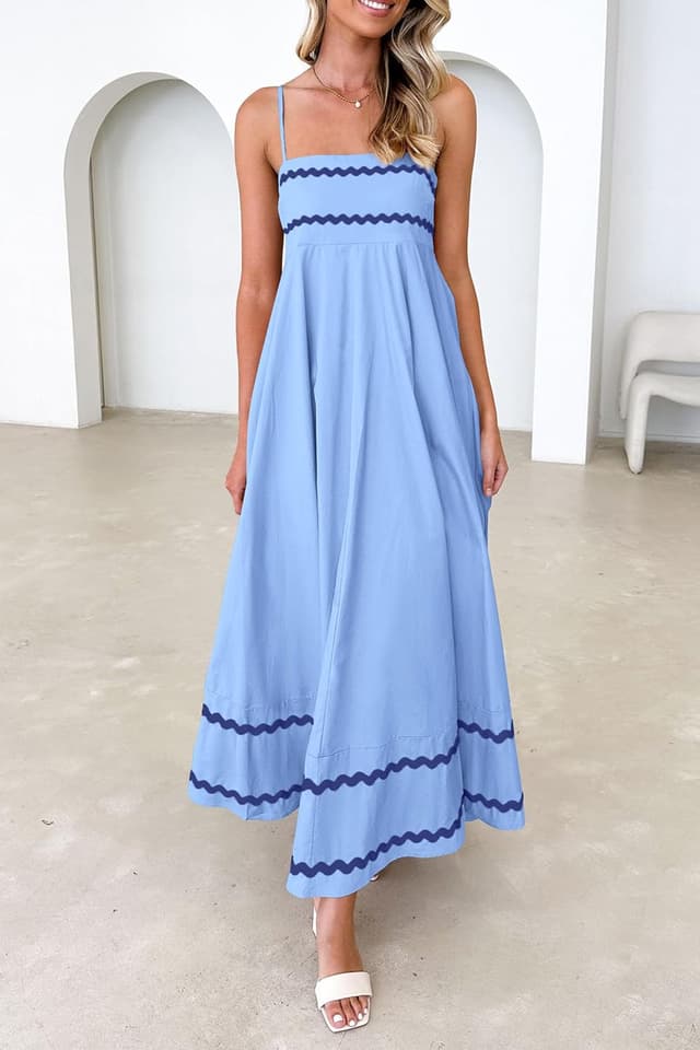 Thumbnail 4 de PRETTYGARDEN 2026 Flowy Maxi Dress 2026 đș