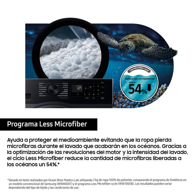 Thumbnail 4 de Samsung WD11DG5B15BBEC lavadora secadora 11 kg