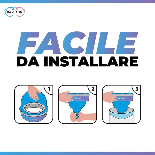 Thumbnail 6 de Fam Fun – 5 ricariche profumate compatibili con contenitori per pannolini Maialino, Foppapedretti, AngelCare e altri (extra lunghe)