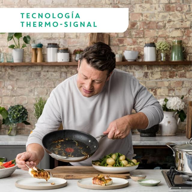 Thumbnail 5 de Tefal Jamie Oliver - Sartén 24 cm 🍳 Antiadherente y Apta Inducción