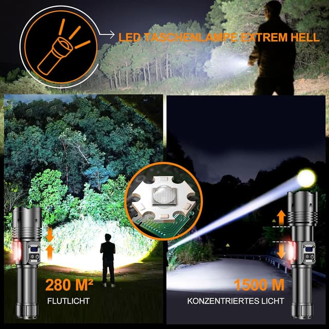 Thumbnail 2 de Relybo torcia LED 1.000.000 lumen ricaricabile