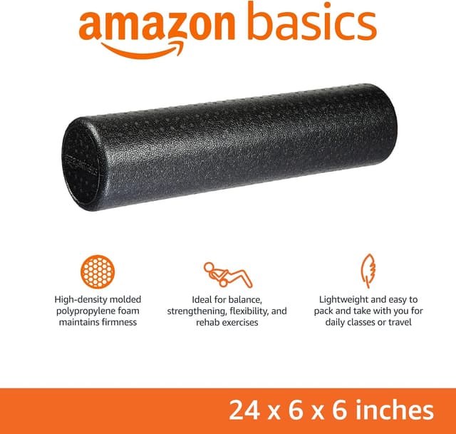 Thumbnail 1 de Amazon Basics High Density Foam Roller — 18" 🧘♀