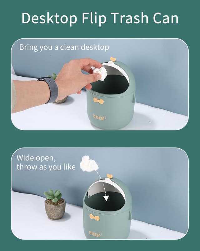 Thumbnail 2 de Huifoo Mini Tischmülleimer 1 Stück