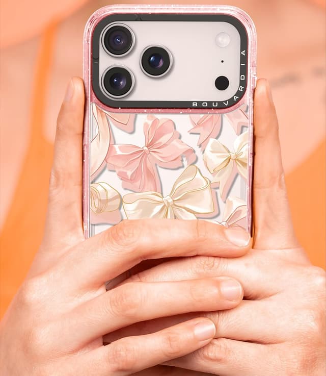 Thumbnail 6 de Bouvardia for iPhone 17 Pro Case with Flying Bows TPU Protection