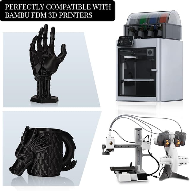 Thumbnail 5 de Chromax PETG-CF Filamento de Fibra de Carbono 1.75mm, Negro