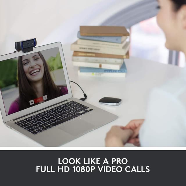 Detalle de Logitech C920 USB HD Pro Webcam with Auto-Focus, Microphone & Logitech H390 USB Headset bundle