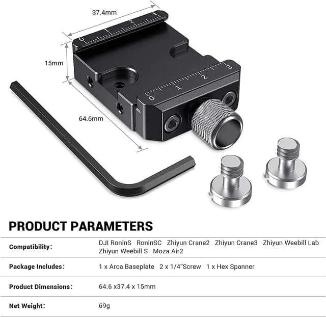 Thumbnail 6 de SMALLRIG Schnellspanner Clamp DBC2506