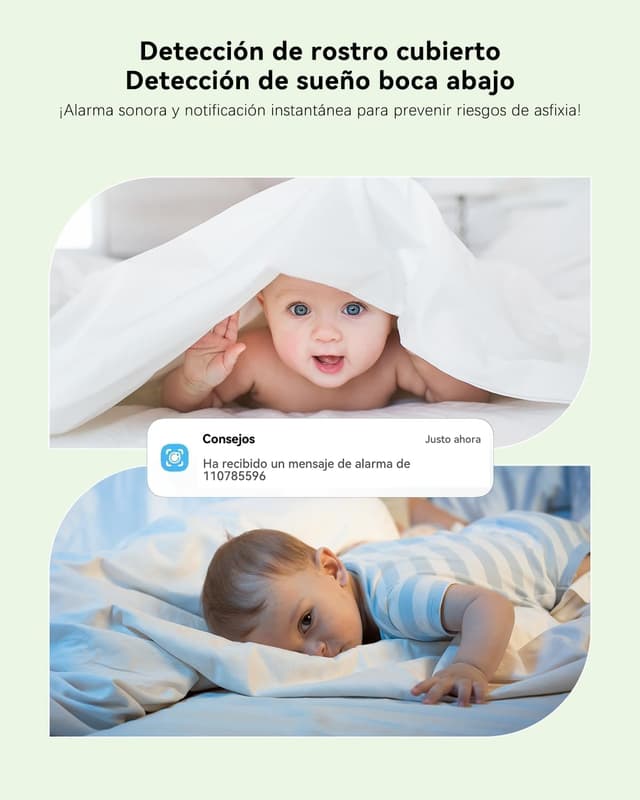 Detalle de COCOCAM 2K 4MP Cámara vigilancia bebé 5