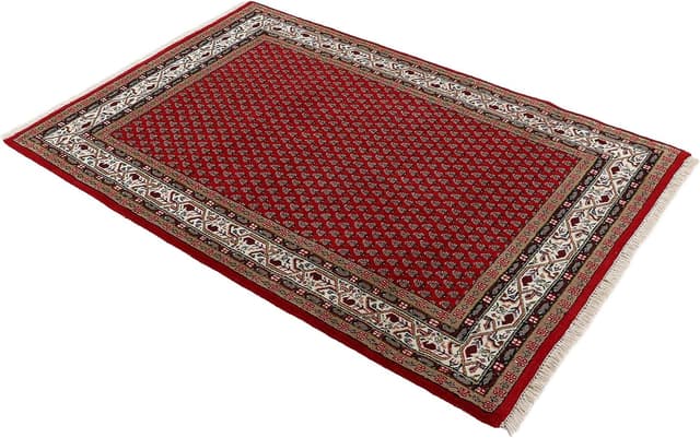 Thumbnail 1 de CarpetFine Mir Alfombra de Lana Roja 300x400 cm 🛋