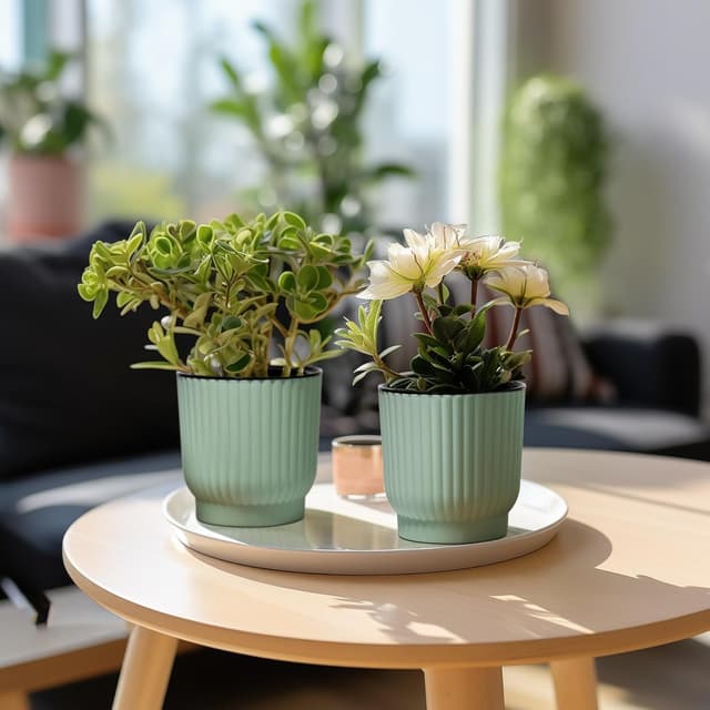 Thumbnail 5 de T4U 11.5cm Self Watering Plant Pots