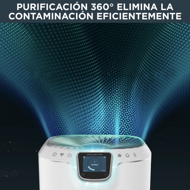 Detalle 2 de Rowenta Pure Home PU8080 purificador aire 200 m² 🏠