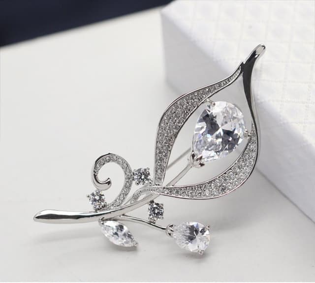 Thumbnail 2 de Deyanse Brosche Damen Blumen 7,1 cm