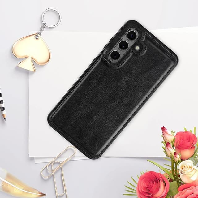 Thumbnail 5 de Coolden Leder Flip Hülle Galaxy S24