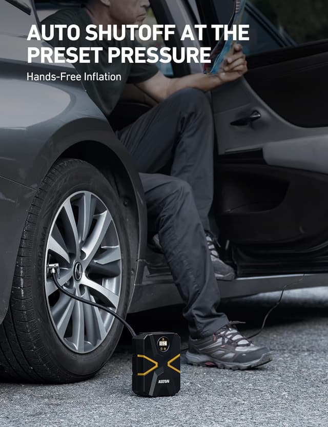 Thumbnail 6 de AstroAI S1 Portable Tire Inflator 150 PSI