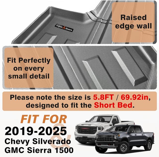 Thumbnail 4 de TripleAliners Truck Bed Mat 5'8'' 🚚