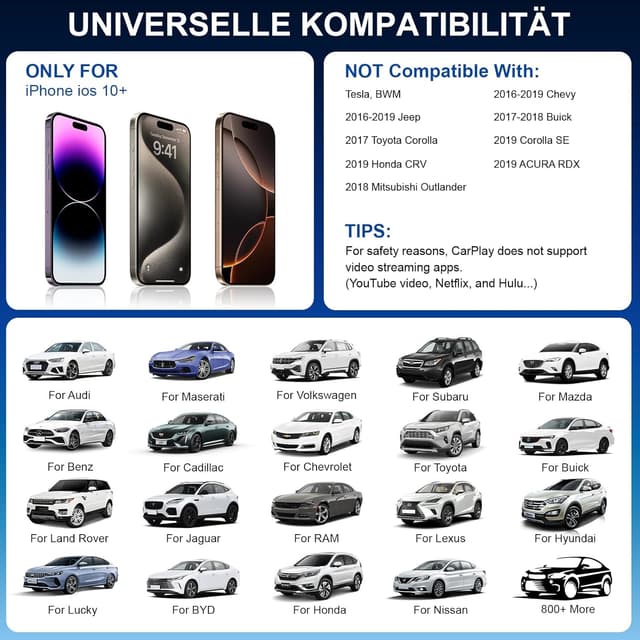 Thumbnail 6 de Mini Kabelloser CarPlay Adapter für iPhone