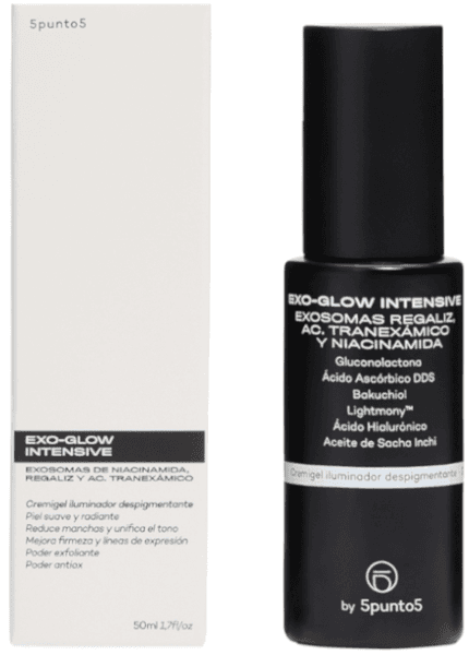 Detalle de 5punto5 Exo Glow Intensive 50 ml — Sérum iluminador facial 💄