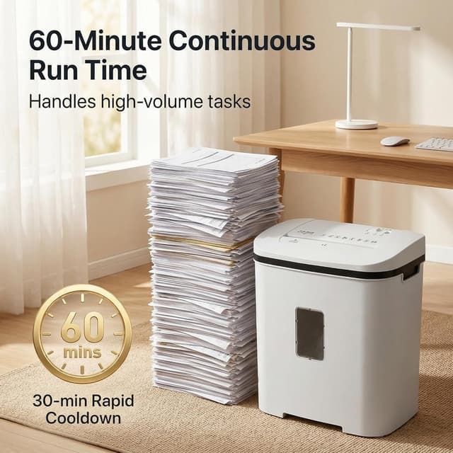 Detalle 2 de Fonirvanic Tritacarte distruggi documenti 14 fogli