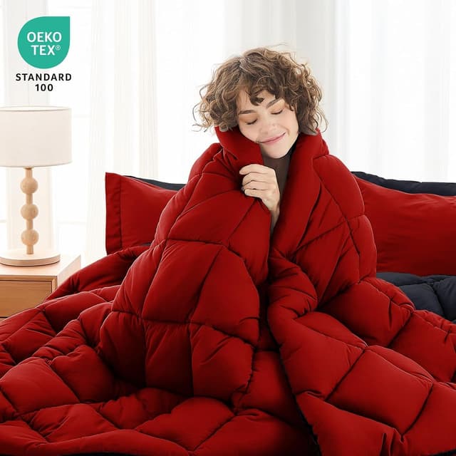 Detalle 2 de MUXHOMO 7-Piece King Comforter Set