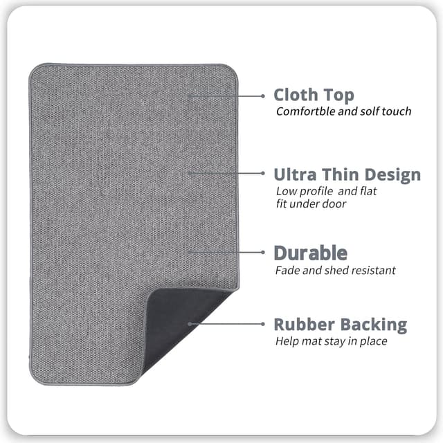 Detalle 2 de Bath Mat 17x27 Inch Quick-Dry Low Pile Rug