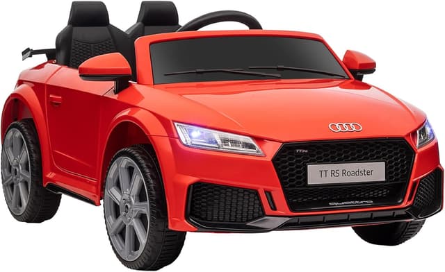 Detalle de HOMCOM Audi TT RS 12 V pour enfant — voiture électrique 2,4 GHz, effets sonores et lumineux