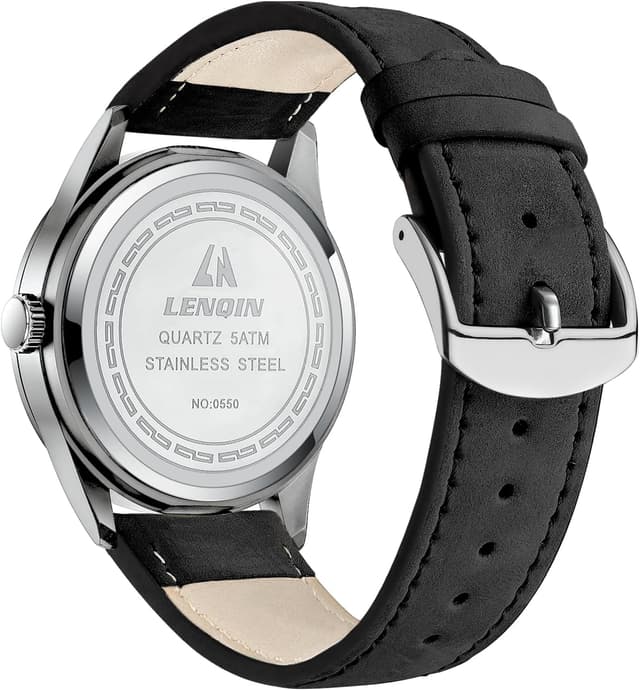 Detalle 2 de LN LENQIN Herren Militär-Uhr 42 mm Quarz