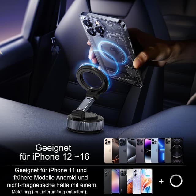 Thumbnail 1 de Vakuum Magnetische Handyhalterung MagSafe Auto