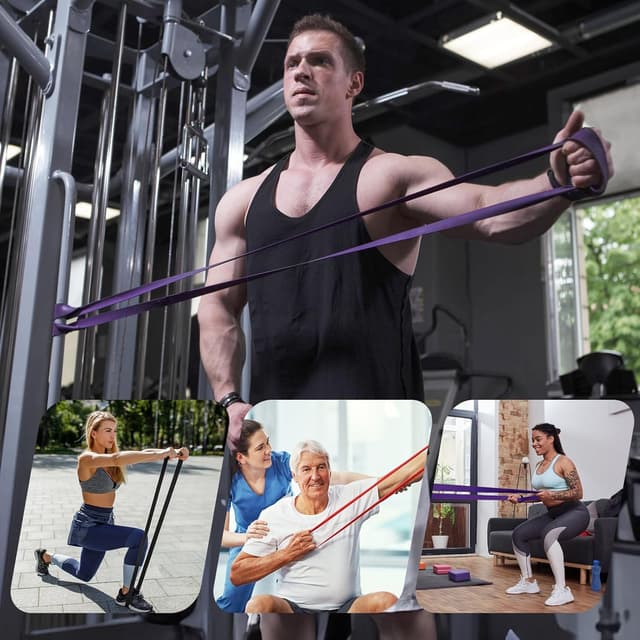 Thumbnail 6 de Elastici Fitness 15-100LB elastico palestra