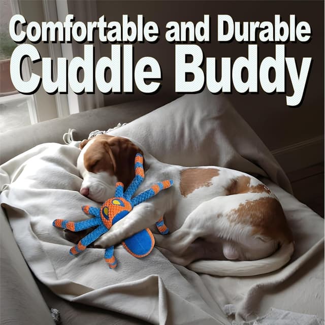 Thumbnail 6 de LEGEND SANDY Hundespielzeug für aggressive Kauer – quietschend, knisternd, zum Tauziehen (ca. 36,8 cm)