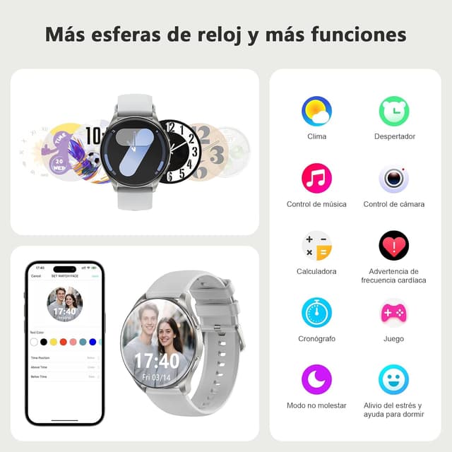 Thumbnail 4 de Blackview Smartwatch Pantalla AMOLED 1.43