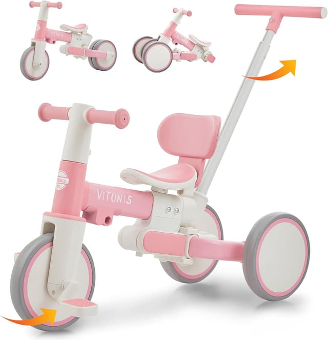Imagen de VITONIS bicicletta senza pedali 5 in 1 rosa en OfertitasTOP