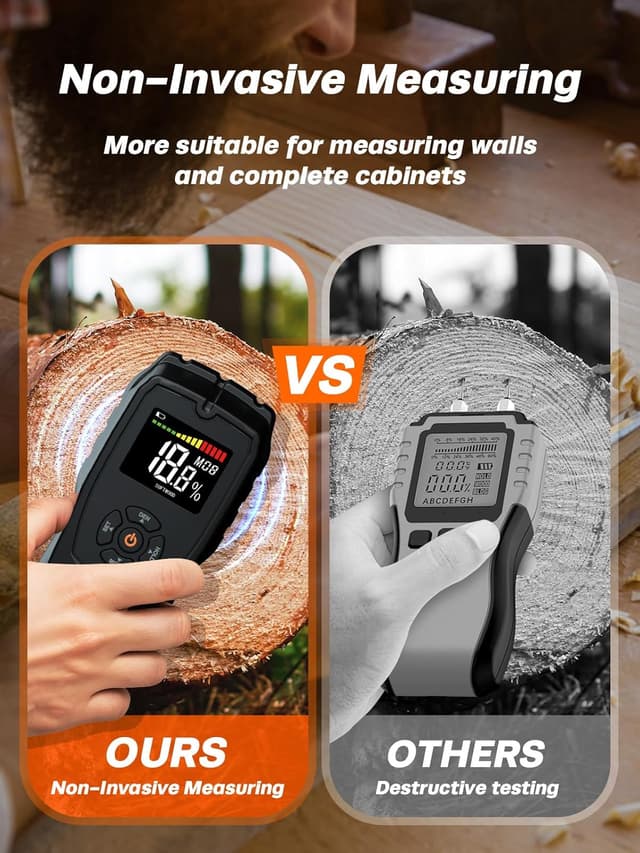 Thumbnail 3 de Pinless Moisture Meter 4-mode non-destructive detector