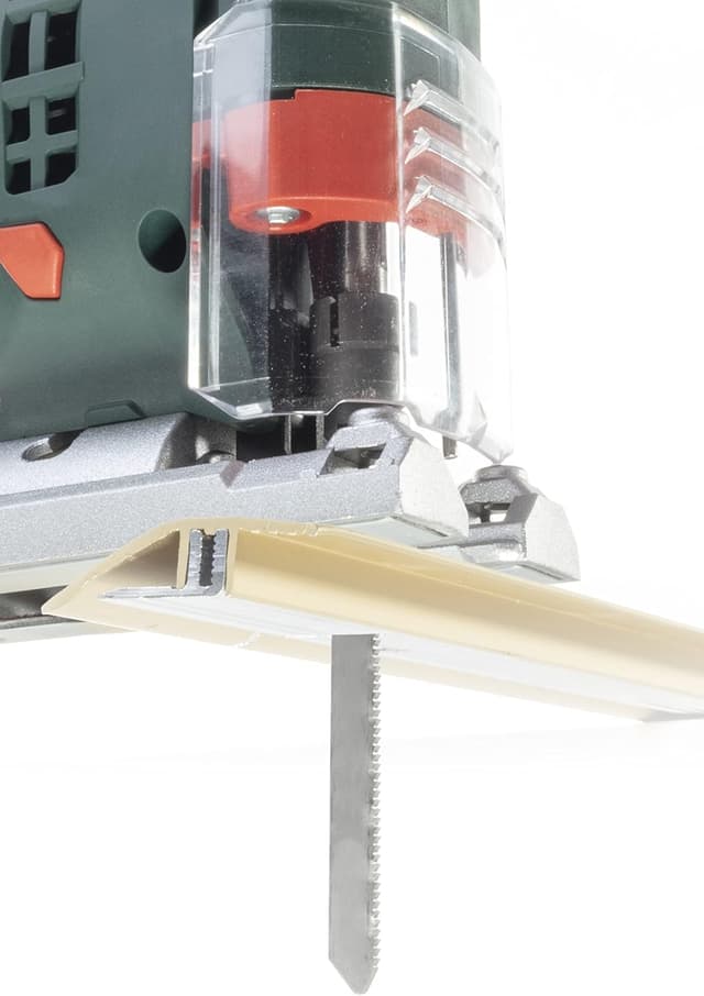 Detalle de wolfcraft 2 Stichsägeblätter HSS I 3538000 – für Metallrohr, Stahlblech & NE-Metall mit U-Schaft