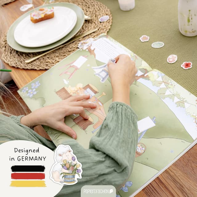 Thumbnail 2 de Papierdrachen Mein kreatives Osterhasenwelt Stickerheft