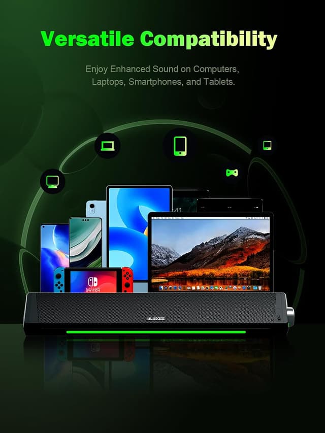 Thumbnail 3 de BLUEDEE Computer Soundbar 16.4"