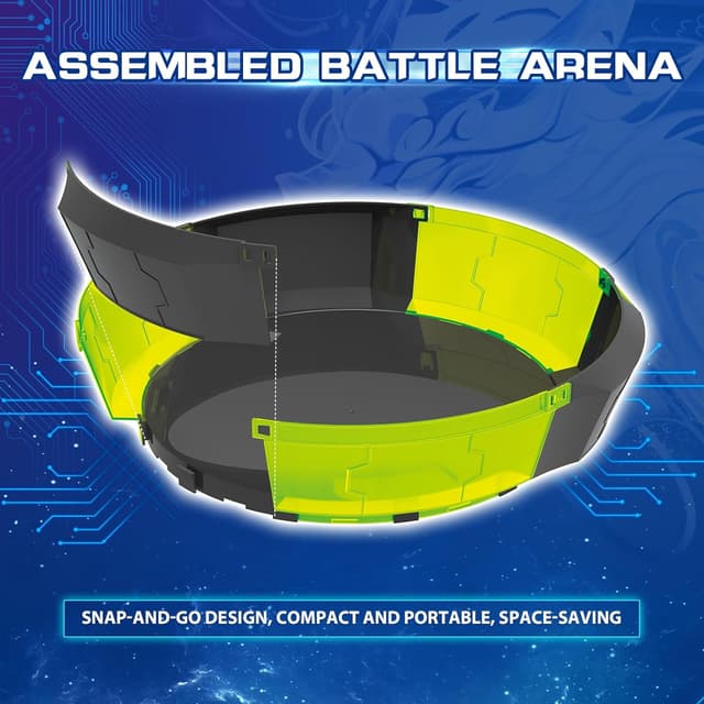 Detalle 2 de Infinity NADO Peonza Battle Arena Set 2 piezas