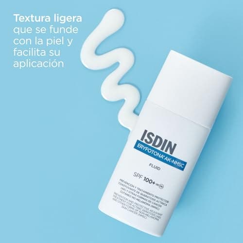 Detalle de ISDIN Eryfotona AK-NMSC Crema SPF 100+ (50 ml), protector solar coadyuvante para queratosis actínica
