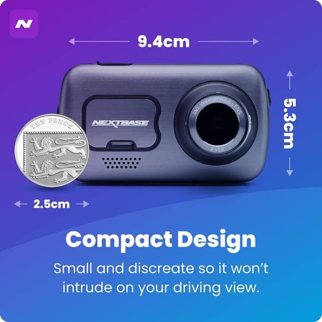 Detalle de Nextbase 622GW 4K Dash Cam with Wi‑Fi, GPS, Bluetooth and Night Vision