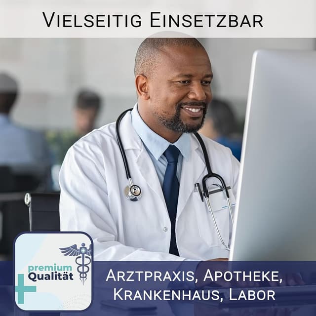 Detalle de ZOLLNER Herren Laborkittel 200 g/m²