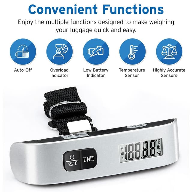 Thumbnail 1 de Etekcity EL11 Luggage Scale 110lb