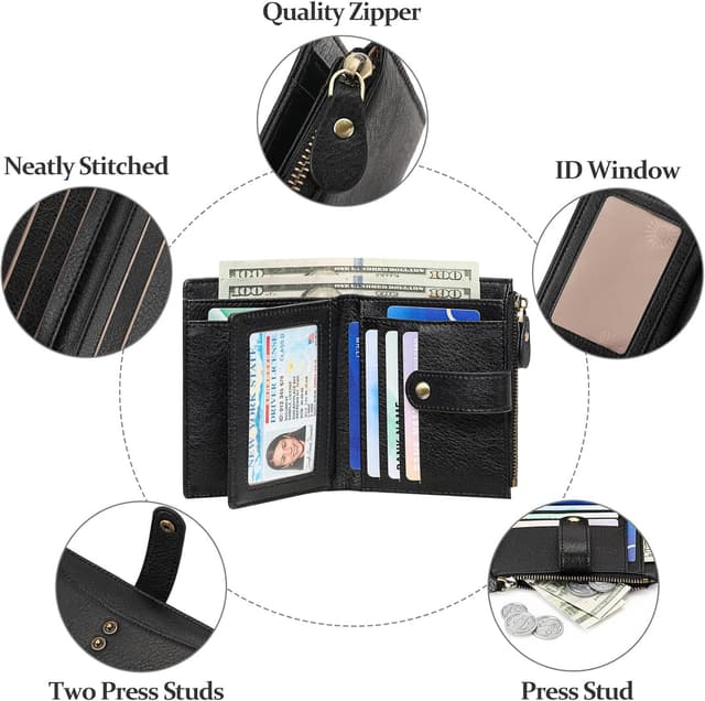 Detalle 2 de FALAN MULE Women's Wallet RFID 14‑slot 4.92in